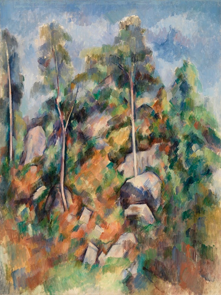 Rocks And Trees, Paul Cézanne
