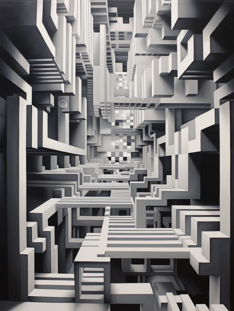 Optical Illusion Abstract Geometric 7