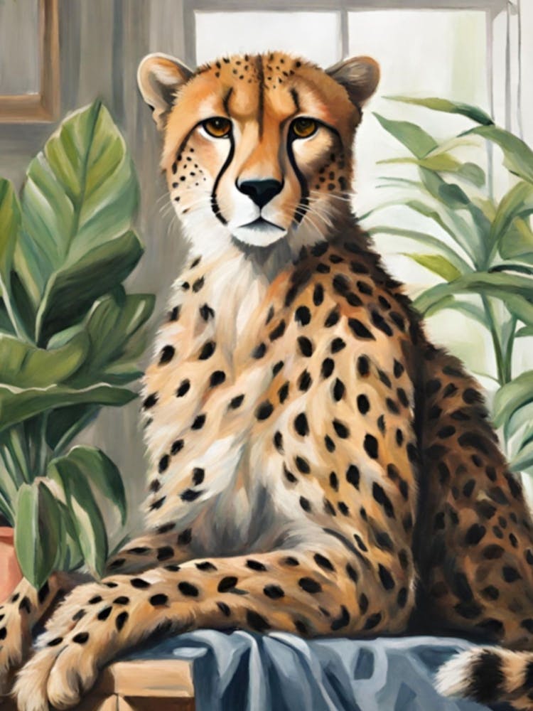 Cheetah By The Window
