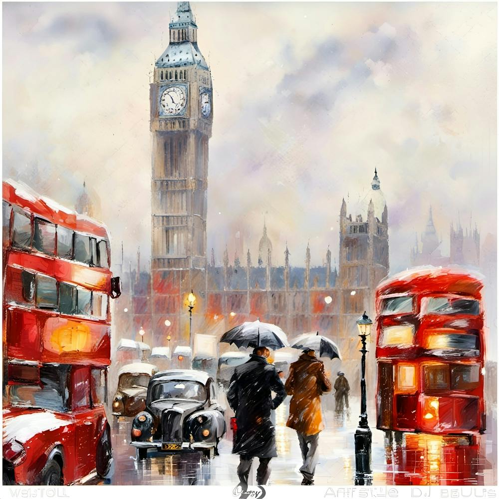 Big Ben and Busy People