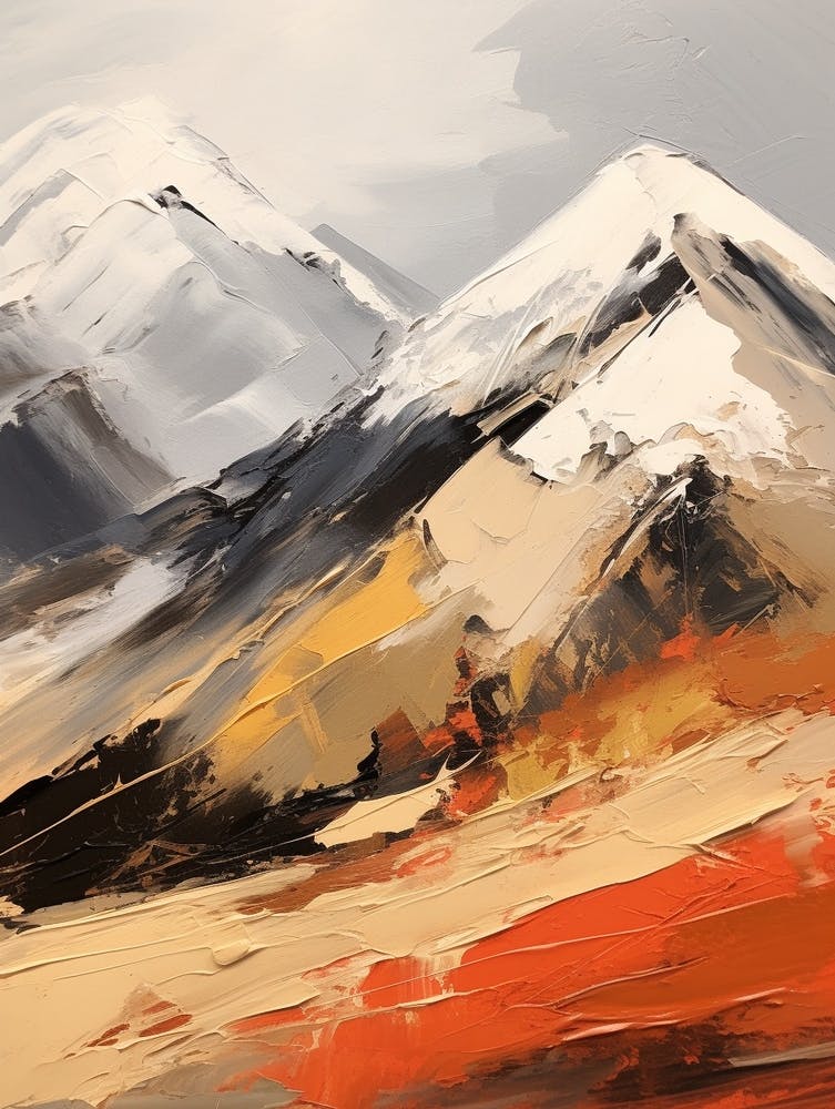 Ben Nevis Scotland 5 Mountain Painting