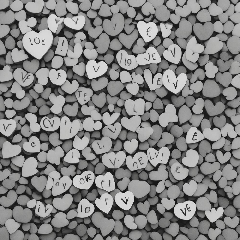 Heart Shaped Letters