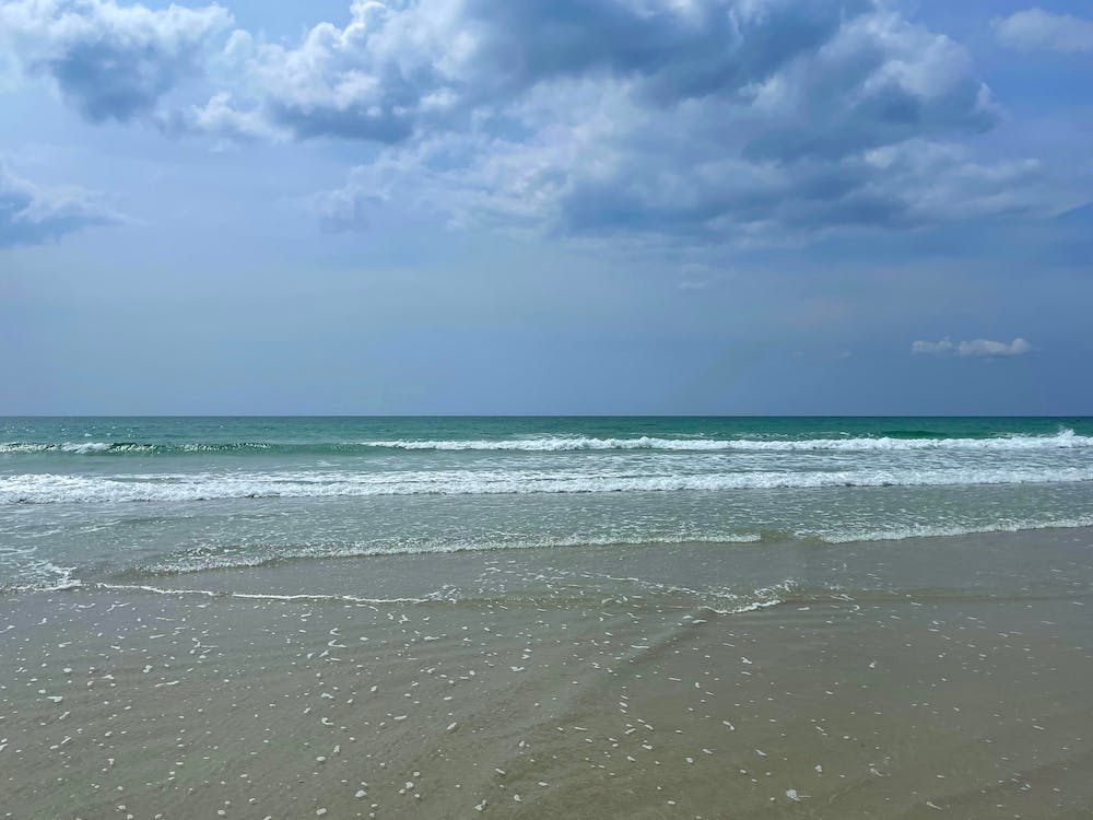 Beach On A Cloudy Day