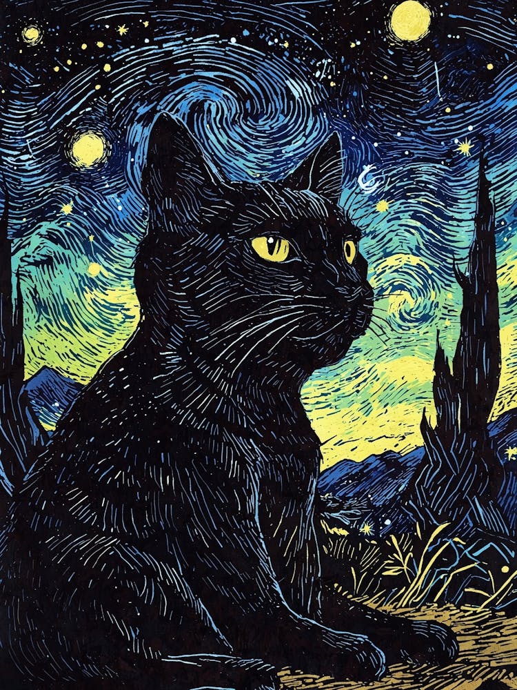 Starry Night Cat 4