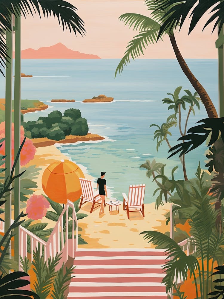 Phu Quoc, Vietnam, Grafische Illustration 1