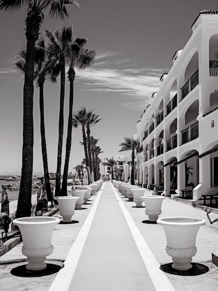 Marbella, Spain, Mediterranean Black And White Photography Analogue 2