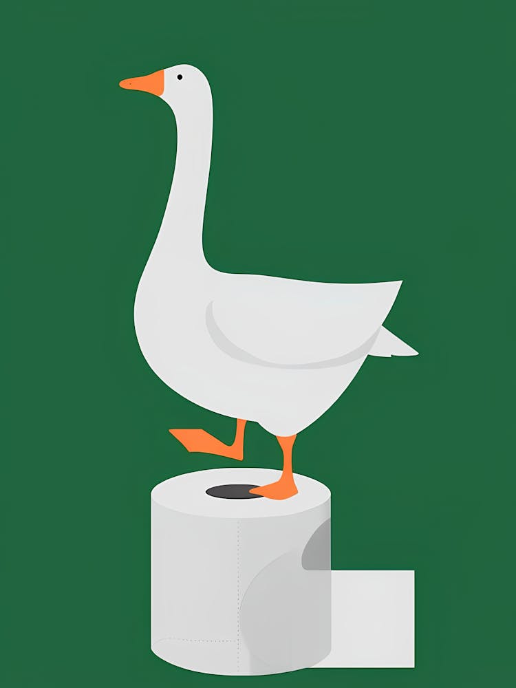 Funny Silly Goose Bathroom