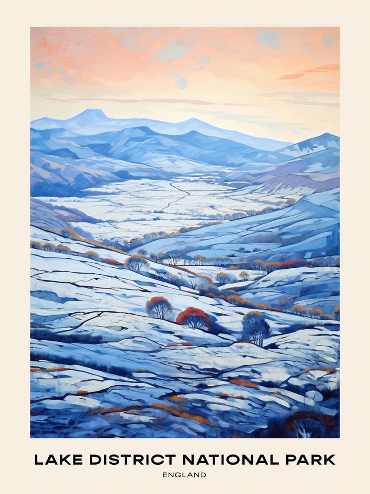 Lake District National Park England 3 Poster