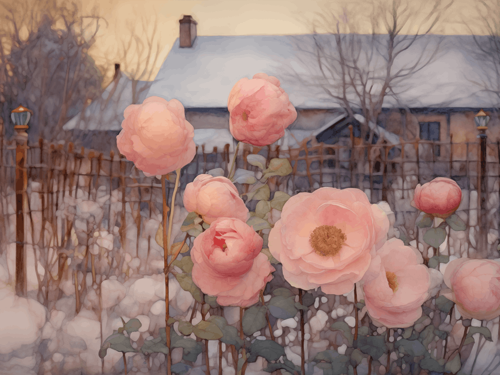 Roses In The Snow