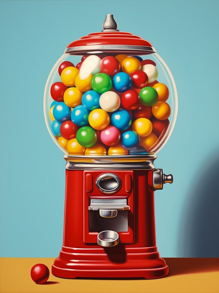 Gumball Machine Vintage Photography Style 2