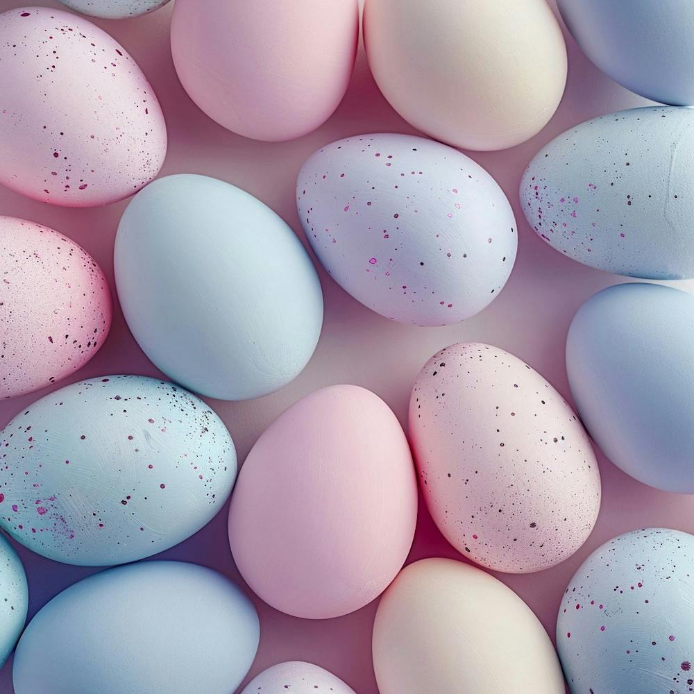 Easter Themed Banner Texture With Pastel Colors 2
