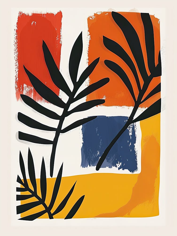 Botanical Fantasia Matisse Style