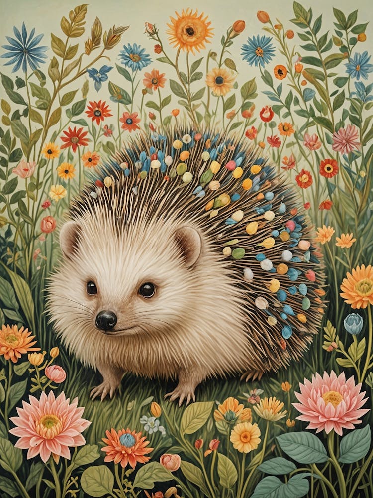 Hedgehog In Colour
