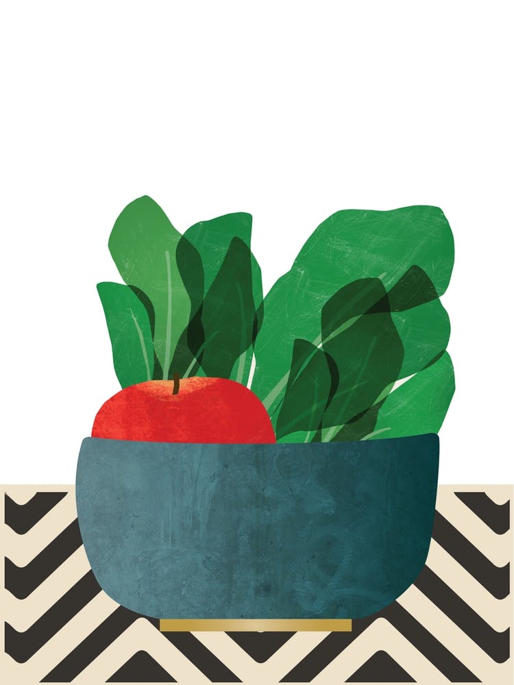 Apple With Greens