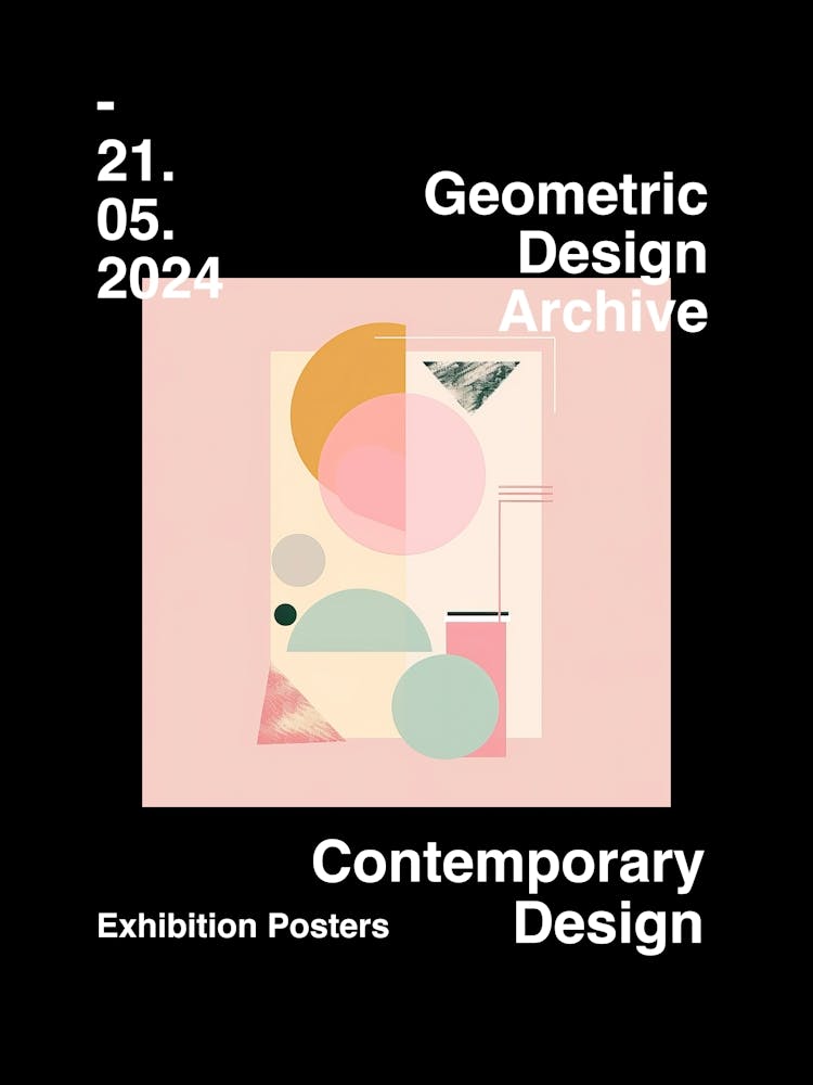Geometric Design Archive Poster 12