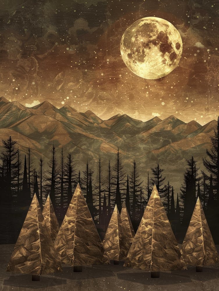 Full Moon In The Forest 11