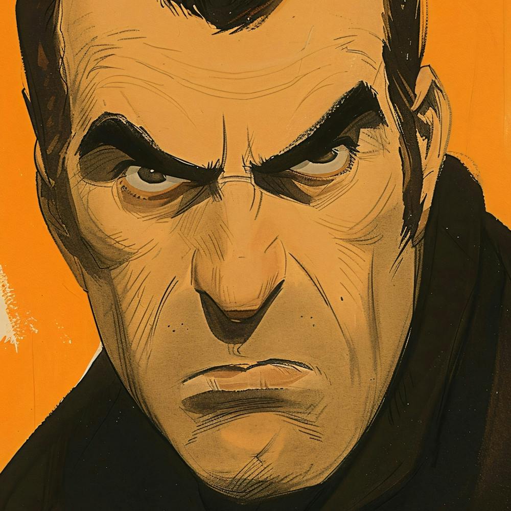 Man With An Angry Face