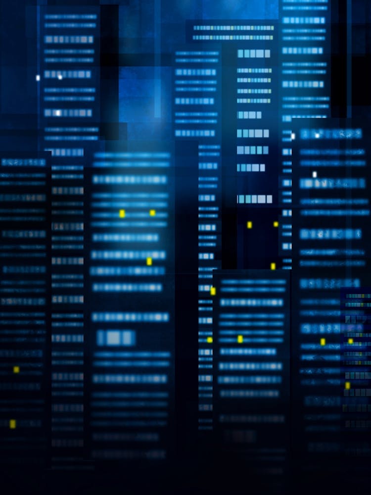 Cityscape in Blue