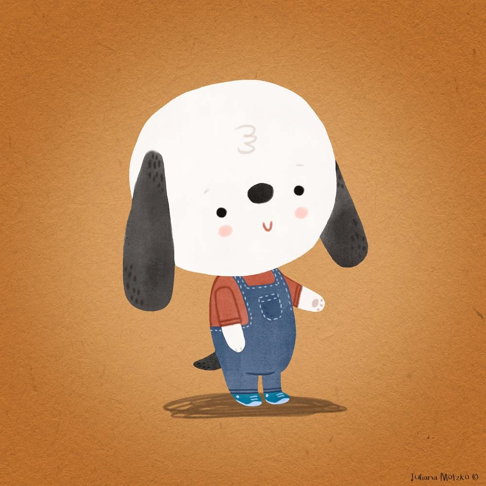 Ted The Dog Square