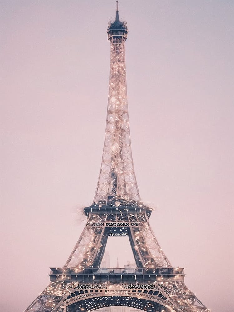 Eiffel Tower At Sunset
