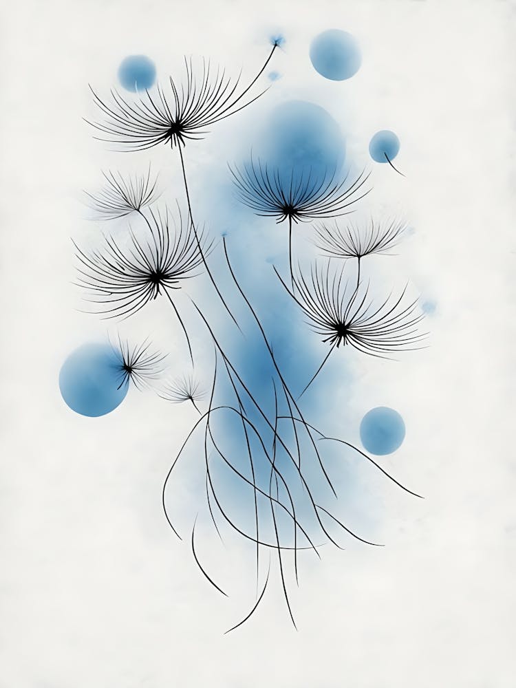 Floating Away: A Tapestry of Dandelion Seeds