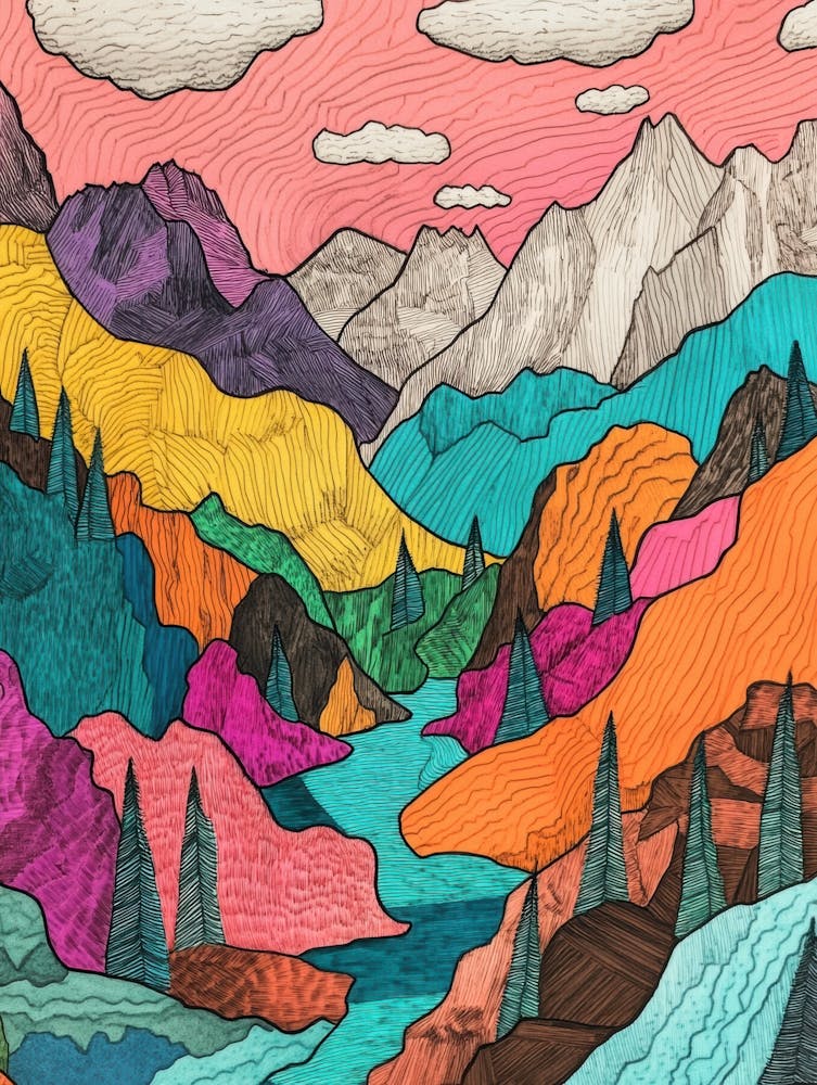 Paysage de Montagne 2