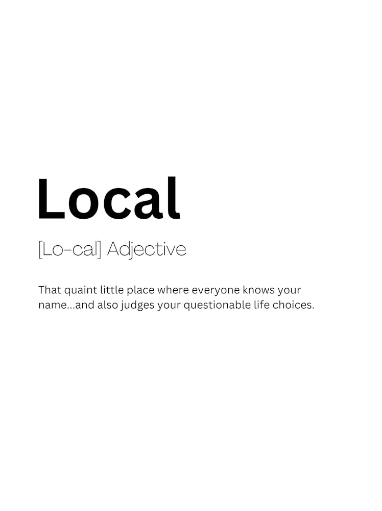 Local Definition Meaning