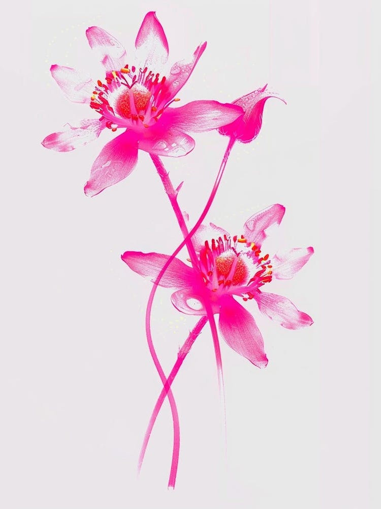 Hot Pink Edelweiss 1