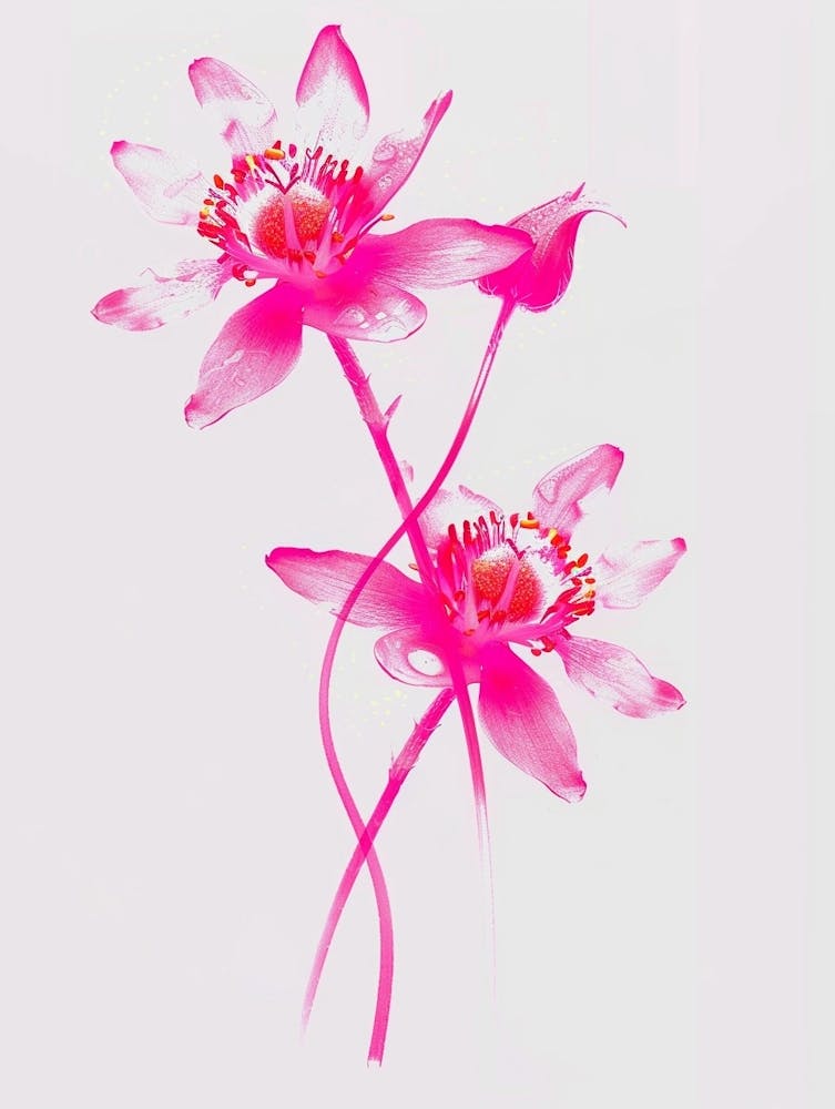 Hot Pink Edelweiss 1