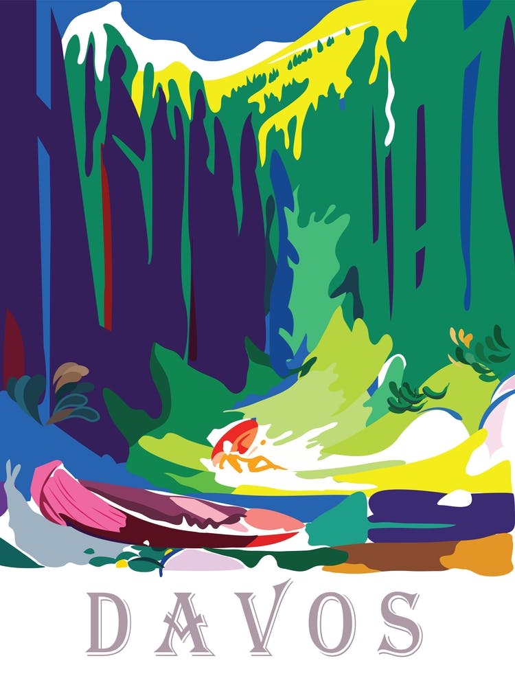 Davos In Summer, Switzerland