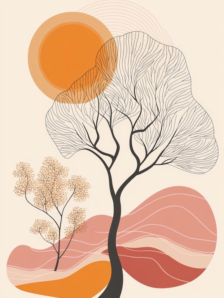 Tree And Sun