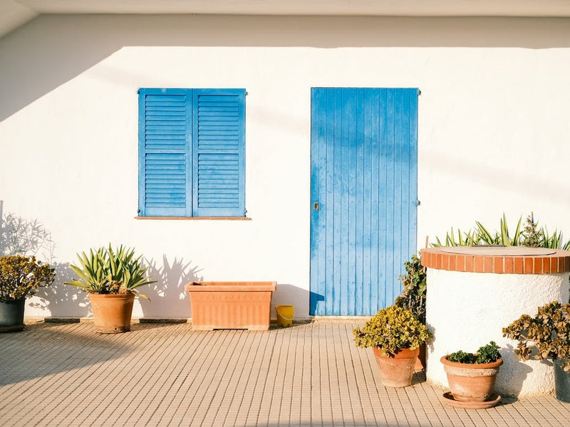 Blue Window & Door // Ibiza Travel Photography