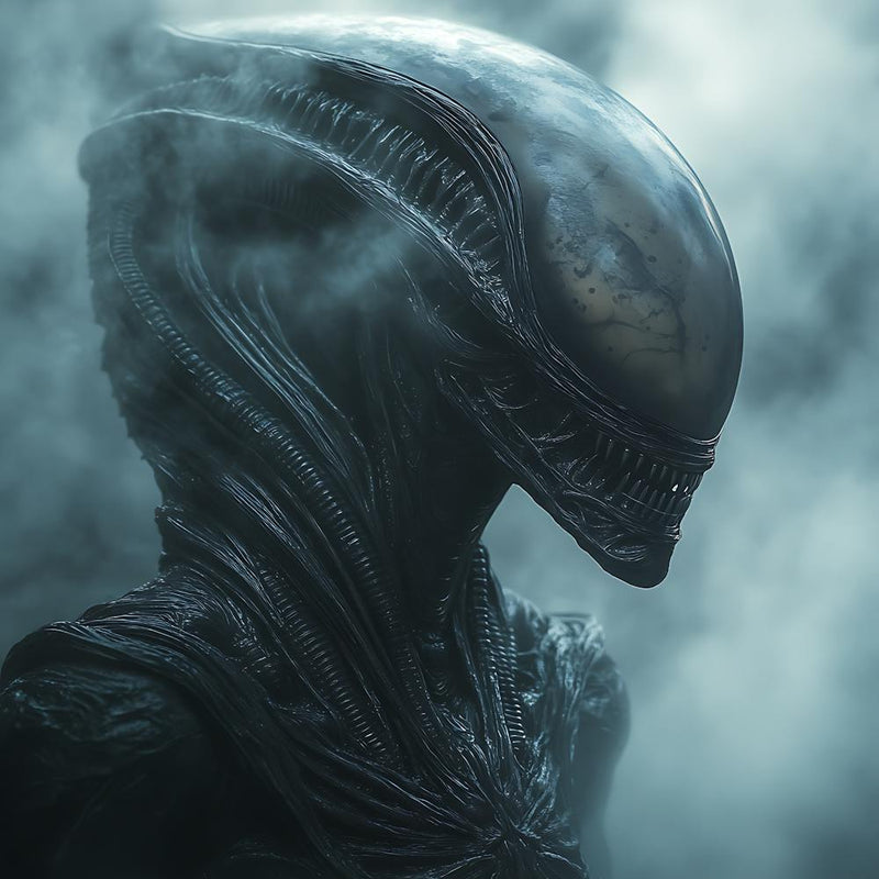 Alien Emerging From Shadows 12