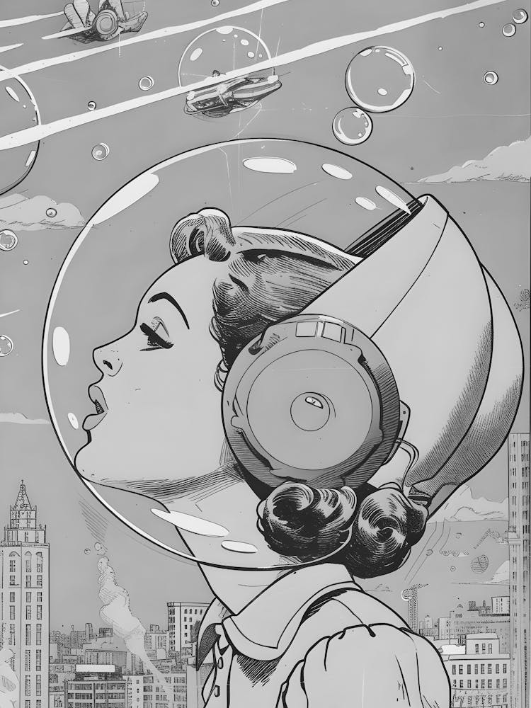 Girl In A Bubble