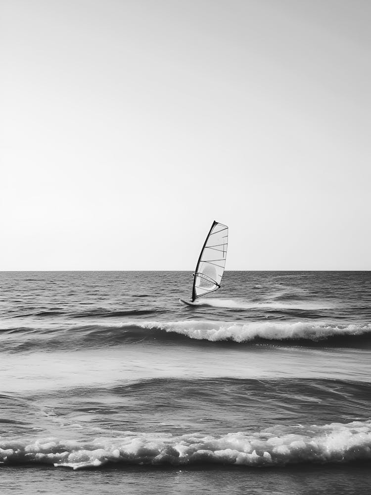 Windsurfing In The Ocean