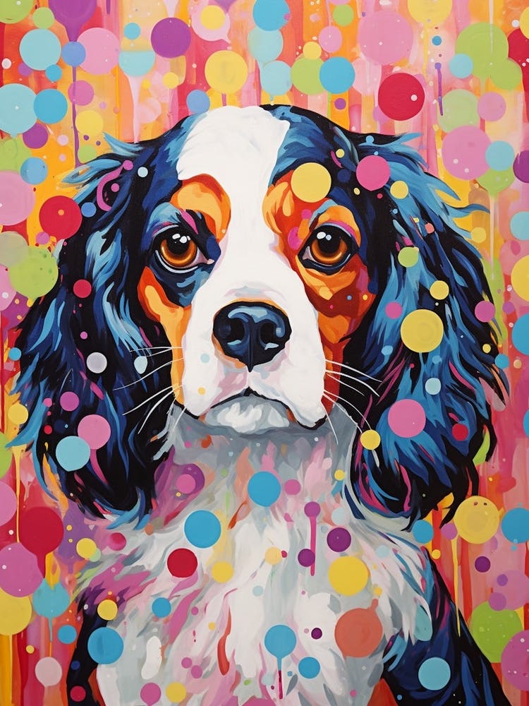 Cavalier King Pop Art Paint 4