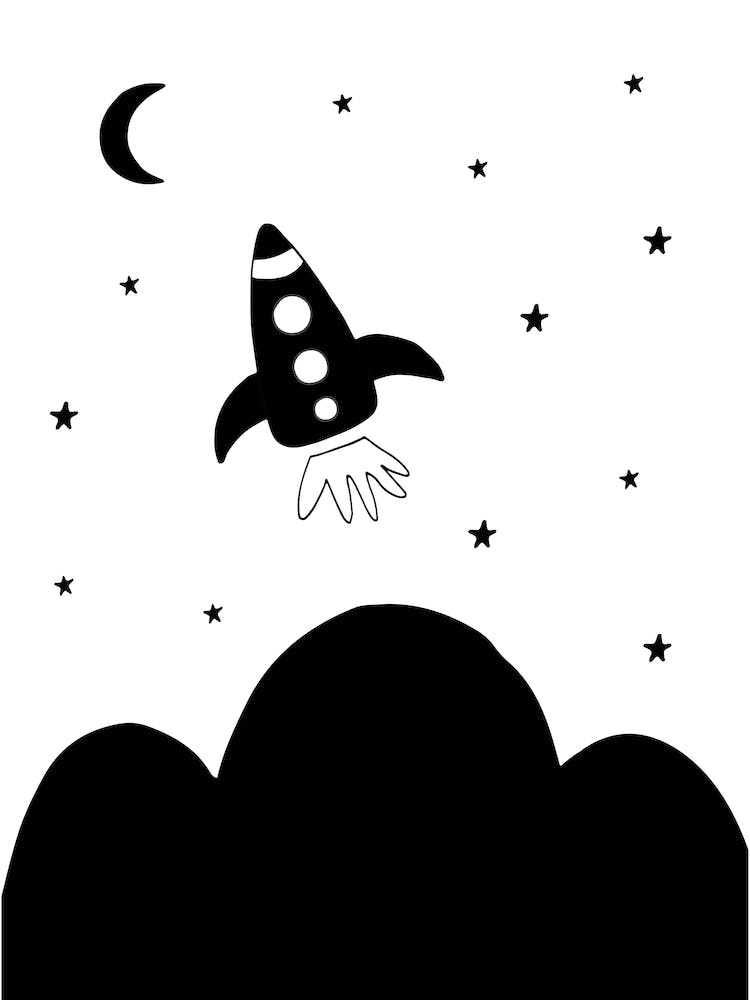 Spaceship Explorer Kids Scandi Style