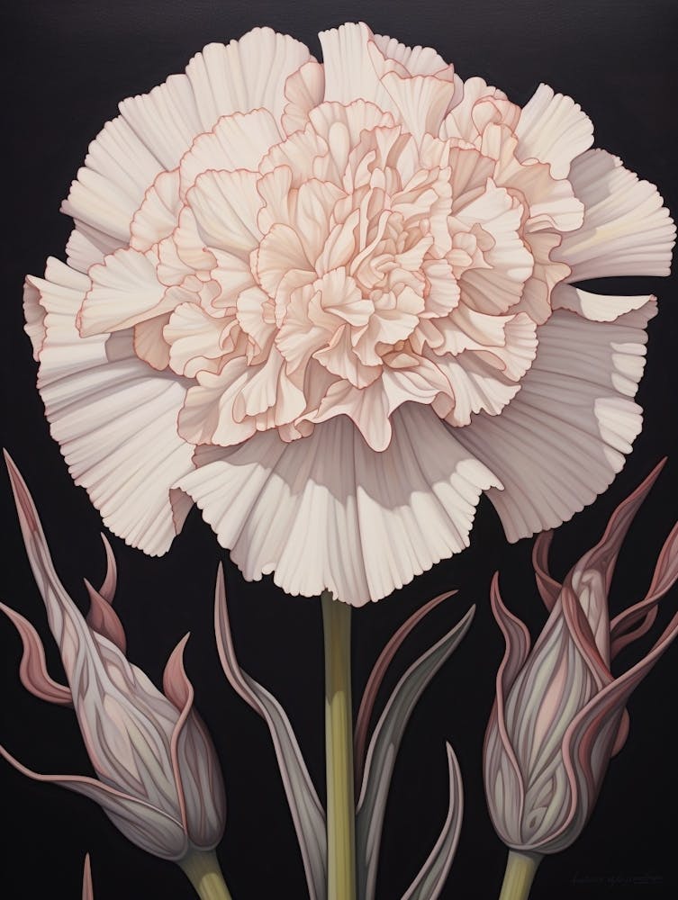 Flower Illustration Carnation Dianthus 3