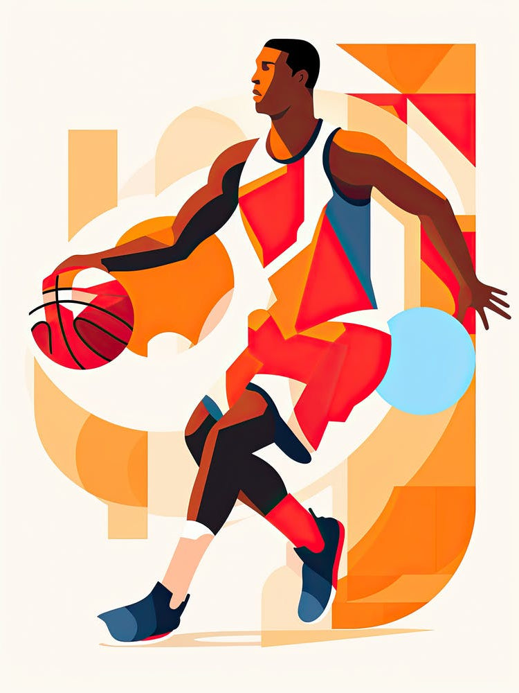 Basketball Player 4 print