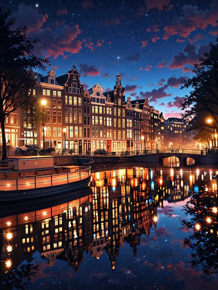 Amsterdam At Night 4