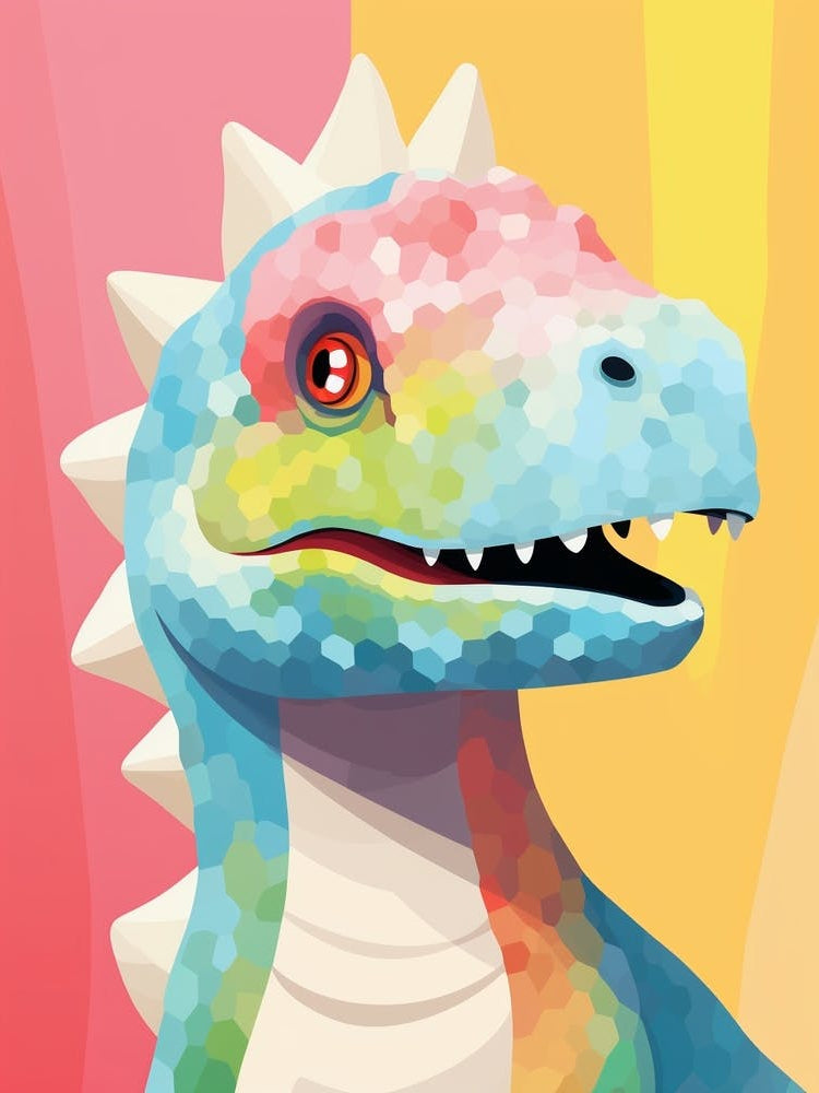 Colourful Dinosaur Saltasaurus 4