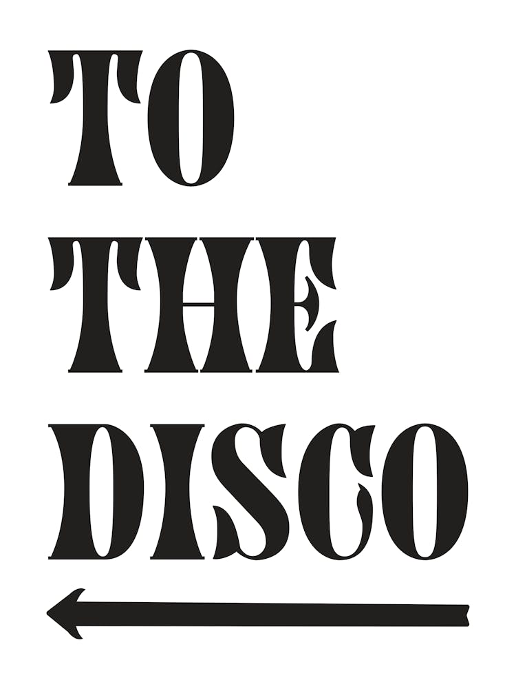 To The Disco Black And White 1