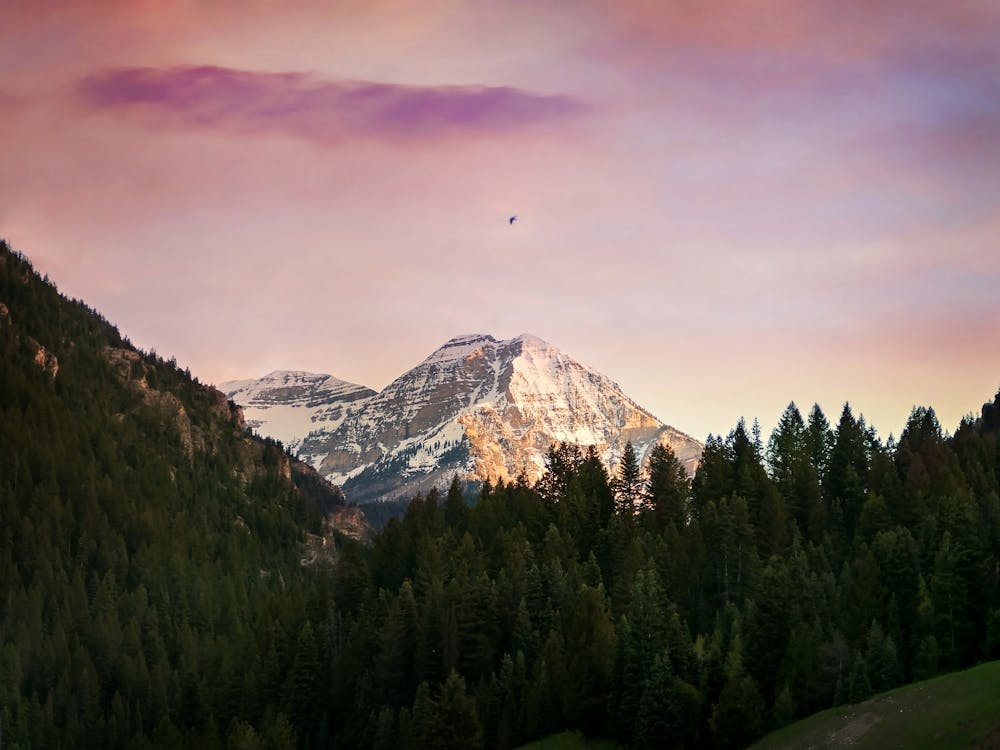 Utah Mountain Sunset