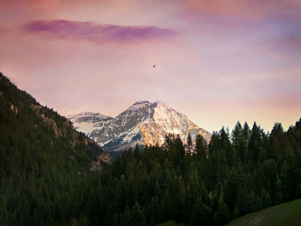 Utah Mountain Sunset