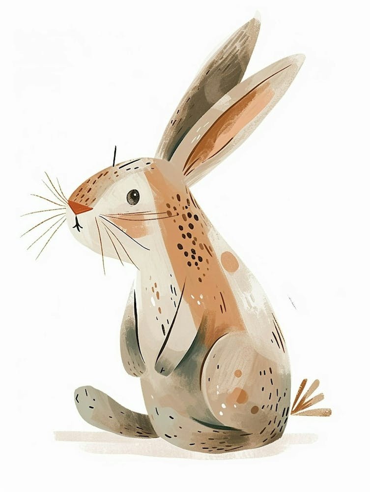 Rex Rabbit Kids Illustration 1