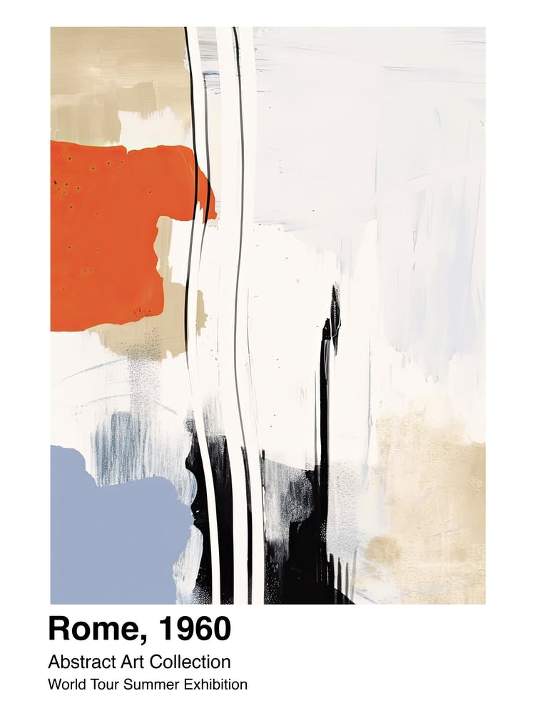 World Tour Exhibition, Abstract Art, Rome, 1960 3