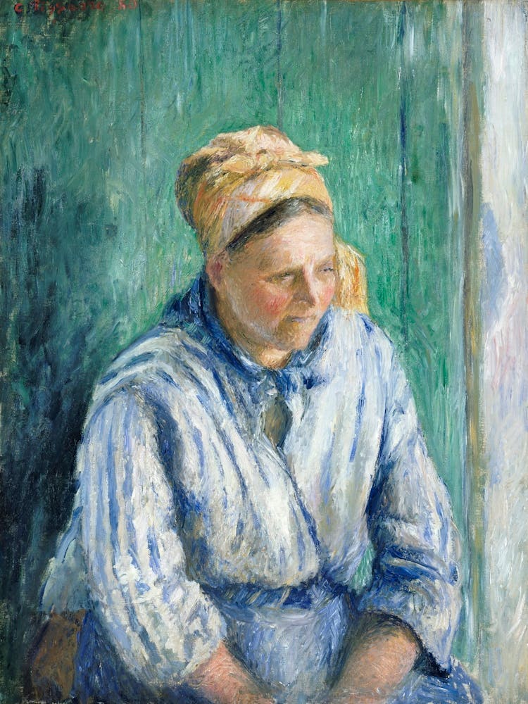 Washerwoman, Study (1880), Camille Pissarro