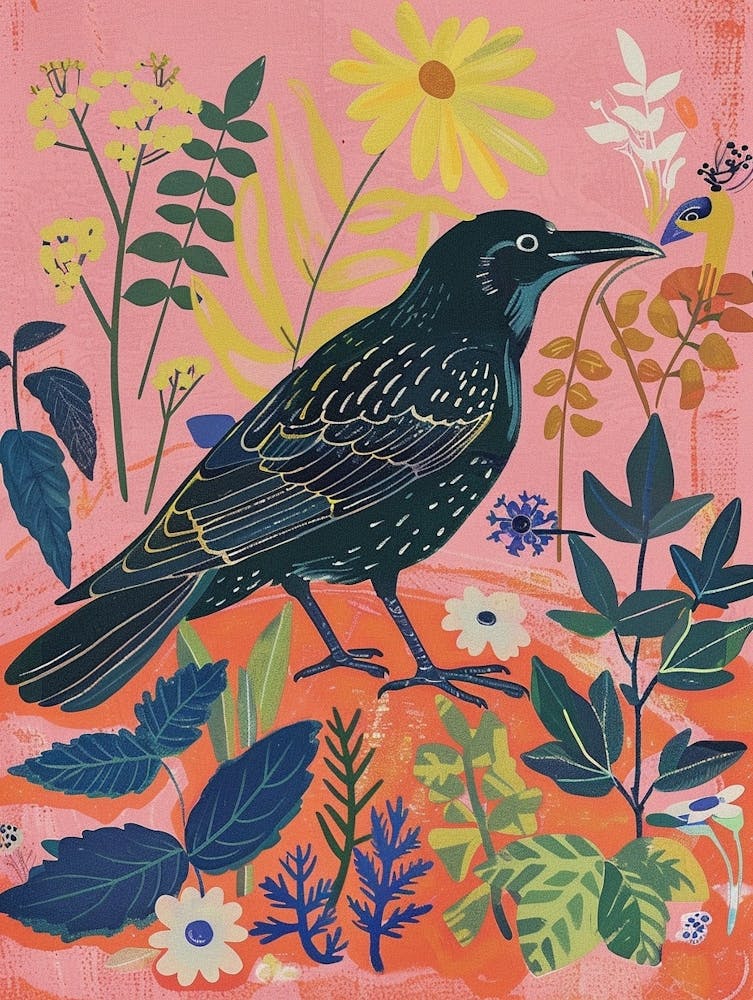 Spring Birds Raven 3
