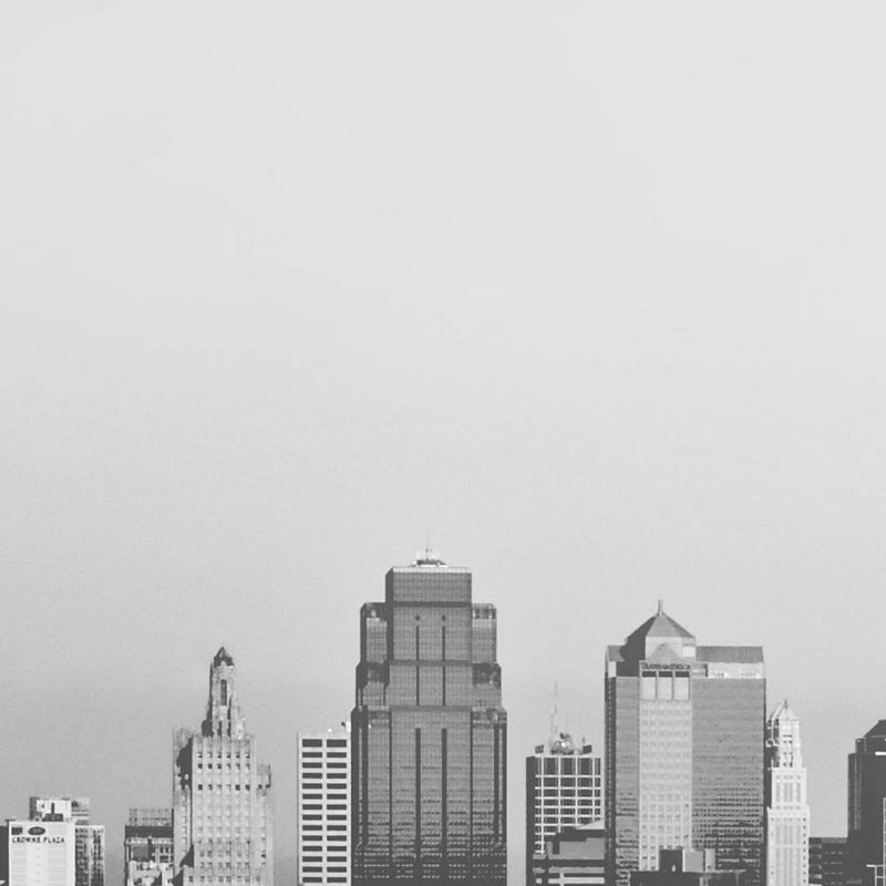 Black And White Cityscape