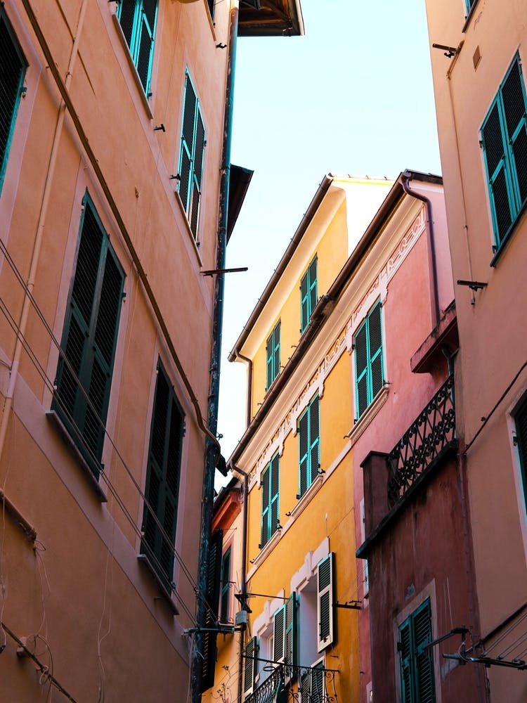 Narrow Alley In Florence, Italy